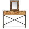Table de Toilette Marron 100 x 40 x 120 cm Bois d'Acacia Massif 627008627008