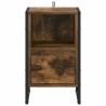 Table de chevet Chêne Fumé 39,5 x 30 x 50 cm Bois d'ingénierie 627009627009