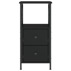 Table de chevet noir 34x35,5x70 cm bois d’ingénierie 627011627011