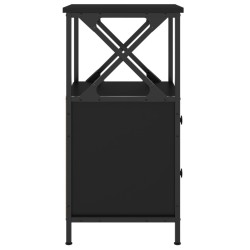 Table de chevet noir 34x35,5x70 cm bois d’ingénierie 627011627011