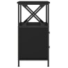 Table de chevet noir 34x35,5x70 cm bois d’ingénierie 627011627011