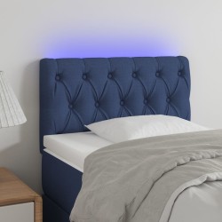Tête de lit à LED Bleu 80x7x78/88 cm Tissu 627012627012