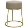 Tabouret rond Gris foncé Velours 627013627013