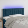 Tête de lit à LED Bleu foncé 80x5x78/88 cm Velours 627014627014