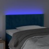 Tête de lit à LED Bleu foncé 80x5x78/88 cm Velours 627014627014