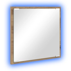 Miroir de salle de bain LED Chêne artisanal 40 x 37 x 8.5 cm 627020627020