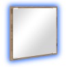 Miroir de salle de bain LED Chêne artisanal 40 x 37 x 8.5 cm 627020627020