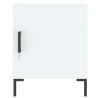 Table de chevet blanc 40x40x50 cm bois d’ingénierie 627021627021
