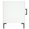 Table de chevet blanc 40x40x50 cm bois d’ingénierie 627021627021