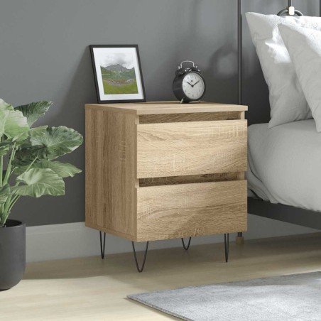 Table de chevet chêne sonoma 40x35x50 cm bois d’ingénierie 627024627024