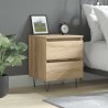 Table de chevet chêne sonoma 40x35x50 cm bois d’ingénierie 627024627024