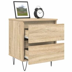 Table de chevet chêne sonoma 40x35x50 cm bois d’ingénierie 627024627024