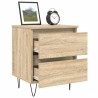 Table de chevet chêne sonoma 40x35x50 cm bois d’ingénierie 627024627024