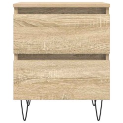 Table de chevet chêne sonoma 40x35x50 cm bois d’ingénierie 627024627024
