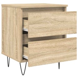 Table de chevet chêne sonoma 40x35x50 cm bois d’ingénierie 627024627024