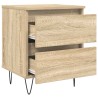 Table de chevet chêne sonoma 40x35x50 cm bois d’ingénierie 627024627024