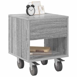 Table de chevet Gris Sonoma 40,5 x 40 x 48 cm Bois d'ingénierie 627025627025