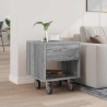 Table de chevet Gris Sonoma 40,5 x 40 x 48 cm Bois d'ingénierie 627025627025