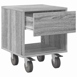 Table de chevet Gris Sonoma 40,5 x 40 x 48 cm Bois d'ingénierie 627025627025