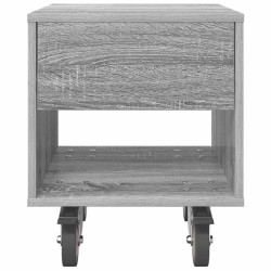 Table de chevet Gris Sonoma 40,5 x 40 x 48 cm Bois d'ingénierie 627025627025