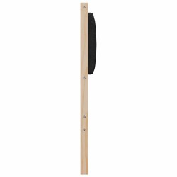 Tête de lit capitonnée avec tête de lit Marron 75 cm Pin massif 627030627030