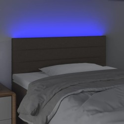 Tête de lit à LED Taupe 80x5x78/88 cm Tissu 627032627032