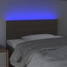 Tête de lit à LED Taupe 80x5x78/88 cm Tissu 627032627032