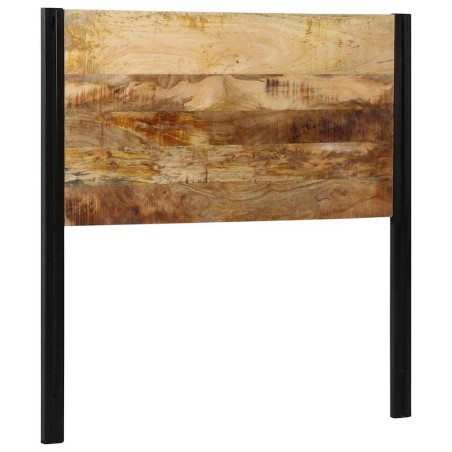 Tête de lit 100 cm bois massif manguier et fer 627035627035