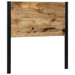Tête de lit 100 cm bois massif manguier et fer 627035627035