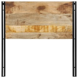 Tête de lit 100 cm bois massif manguier et fer 627035627035