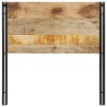Tête de lit 100 cm bois massif manguier et fer 627035627035