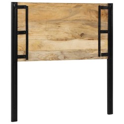 Tête de lit 100 cm bois massif manguier et fer 627035627035