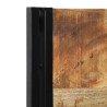 Tête de lit 100 cm bois massif manguier et fer 627035627035