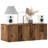 Meuble TV vieux bois 80x34x30 cm bois d'ingénierie 627037627037