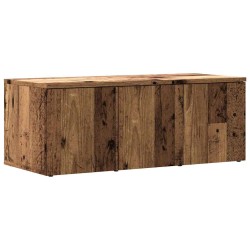 Meuble TV vieux bois 80x34x30 cm bois d'ingénierie 627037627037