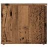 Meuble TV vieux bois 80x34x30 cm bois d'ingénierie 627037627037