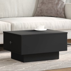 Table basse noir 60x45x31 cm bois d'ingénierie 627038627038