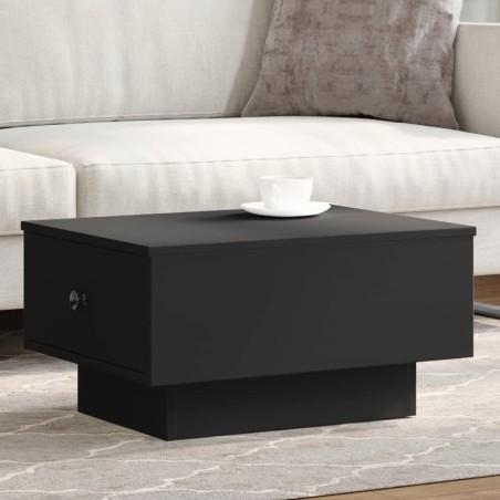 Table basse noir 60x45x31 cm bois d'ingénierie 627038627038