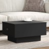 Table basse noir 60x45x31 cm bois d'ingénierie 627038627038