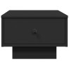Table basse noir 60x45x31 cm bois d'ingénierie 627038627038