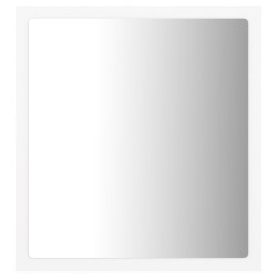Miroir à LED de salle de bain Blanc 40x8,5x37 cm Acrylique 627041627041