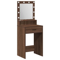 Table de Toilette Chêne brun 50 x 41 x 135 cm Bois d'ingénierie 627042627042