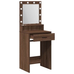 Table de Toilette Chêne brun 50 x 41 x 135 cm Bois d'ingénierie 627042627042