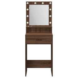 Table de Toilette Chêne brun 50 x 41 x 135 cm Bois d'ingénierie 627042627042