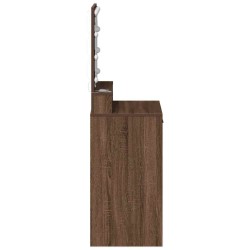 Table de Toilette Chêne brun 50 x 41 x 135 cm Bois d'ingénierie 627042627042