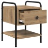 Table de chevet Chêne artisanal Bois d'ingénierie 627046627046