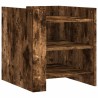 Table de chevet chêne fumé 45x50x50 cm bois d'ingénierie 627048627048