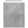 Table de chevet murale gris béton 45x30x35 cm 627049627049