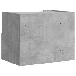 Table de chevet murale gris béton 45x30x35 cm 627049627049