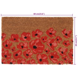 Tapis de porte naturel 40x60 cm fibre de coco touffeté 627050627050